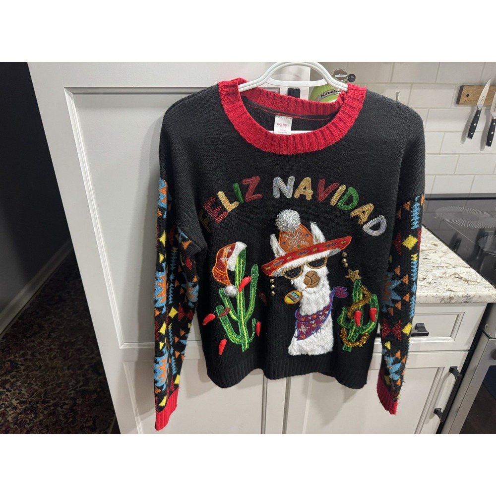 Holiday Time Christmas Sweater Size S 4-6 - Picture 1 of 4